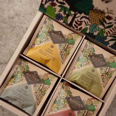 ชาไทยสุดพรีเมียมออร์แกนิค Tea Sachet Collection Box Set