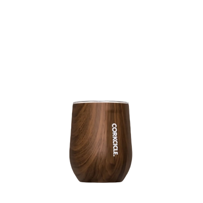 Corkcicle แก้วน้ำเก็บอุณหภูมิ ดีไซน์ Walnut Wood ขนาด 355 มล.
