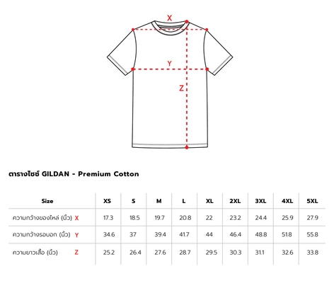 Product size details