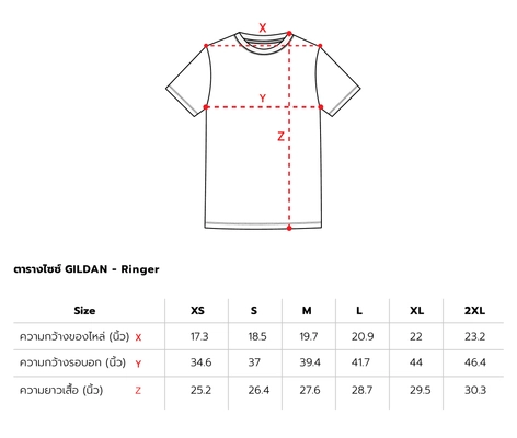 Product size details