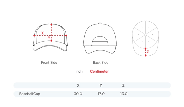 Product size details