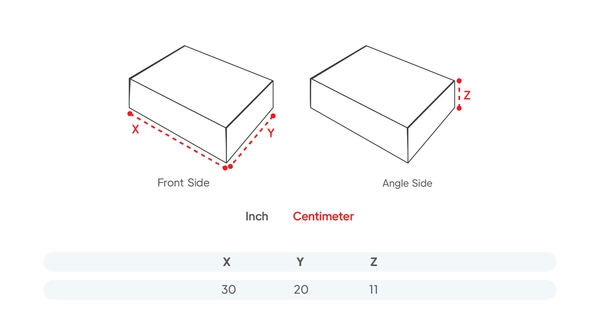 Product size details