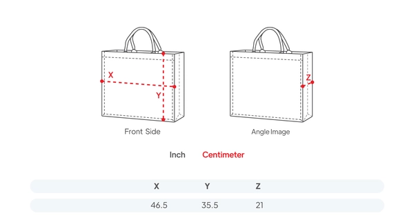 Product size details