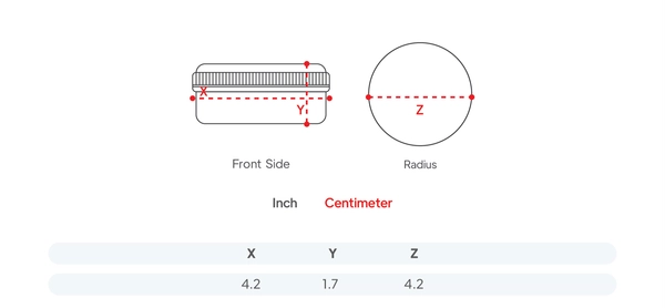 Product size details