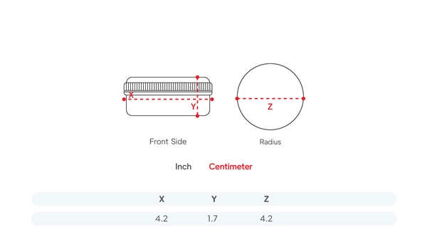 Product size details