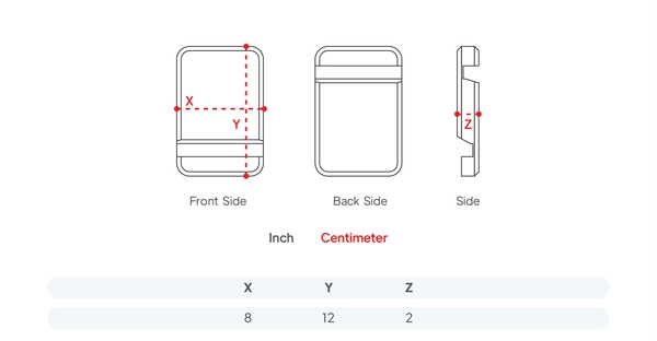 Product size details