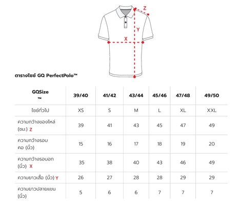 Product size details